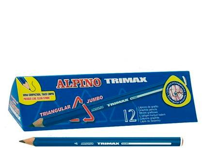 (L) LAPIZ TRIANGULAR JUNIOR ALPINO TRIMAX GRUESO