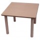 MESA INFANTIL MADERA CUADRADA 60X60 CMS