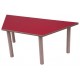 MESA INFANTIL MADERA TRAPECIO 120X60 CMS