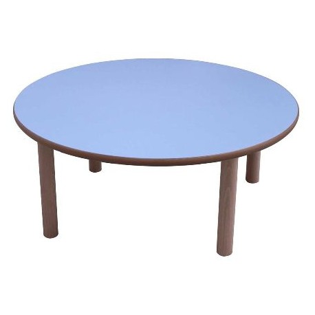 MESA INFANTIL MADERA REDONDA 120 CMS