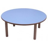 MESA INFANTIL MADERA REDONDA 120 CMS