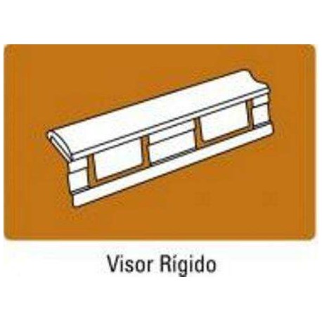 VISOR CARPETA COLGANTE CRISTAL PLASTICO PACK 25 U.