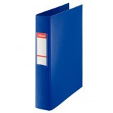 CARPETA PLASTICO 4 ANILLAS MIXTA 40 MM AZUL