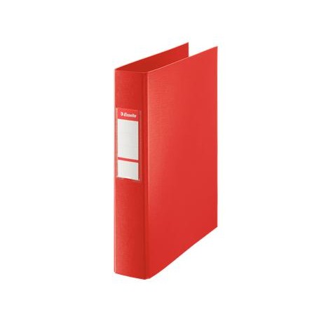 CARPETA PLASTICO 4 ANILLAS MIXTA 40 MM ROJA