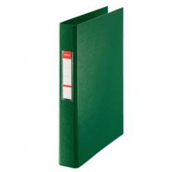 (L) CARPETA PLASTICO 2 ANILLAS MIXTA 25 MM VERDE