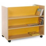 CARRO LIBRERIA DOBLE FRONTAL 90X79X50 CMS