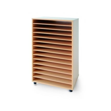 MUEBLE PARA CARTULINAS HAYA 14 ESTANTES