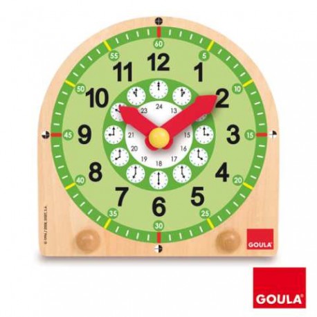 RELOJ ESCOLAR MADERA