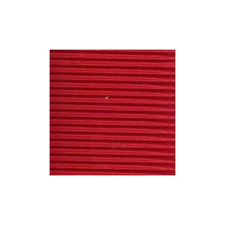 CARTON ONDULADO 50X65 CMS ROJO