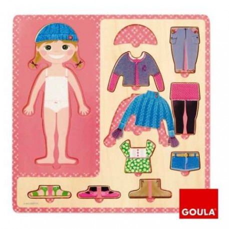 (L) ENCAJE PUZZLE VESTIR NIÑA