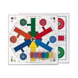 TABLERO PARCHIS-OCA MADERA 40 CM 4 Y 6 JUGADORES