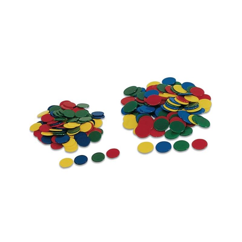 FICHAS PARCHIS 15 MM BOLSA DE 100 UDS