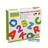 (L) LETRAS Y NÚMEROS MAGNÉTICOS DECORADOS