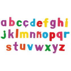 (L) LETRAS MAGNÉTICAS MINÚSCULAS 76 UDS