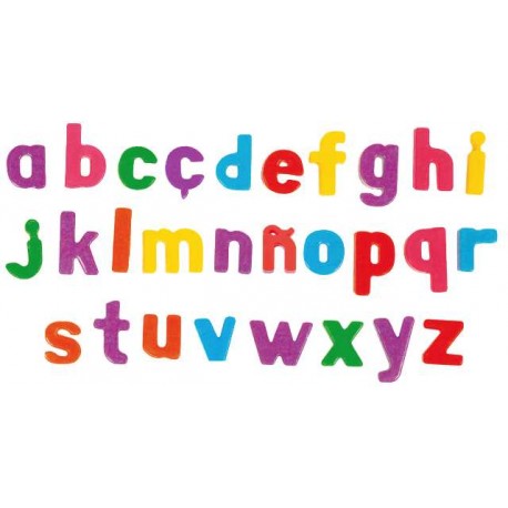 (L) LETRAS MAGNÉTICAS MINÚSCULAS 76 UDS