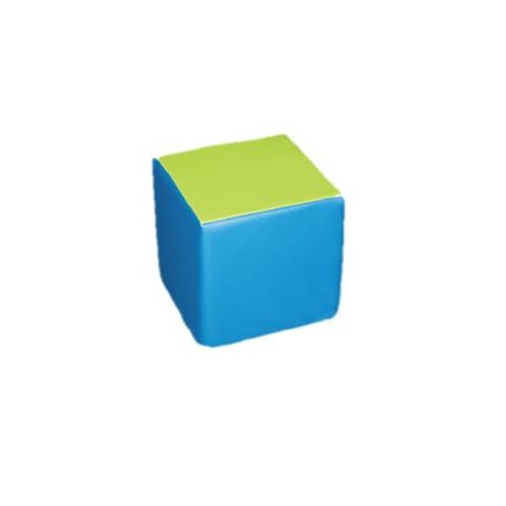 COLCHONETA CUBO 25X25X25 CMS 20 KGS VERDE / AZUL