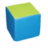 COLCHONETA CUBO 25X25X25 CMS 20 KGS VERDE / AZUL