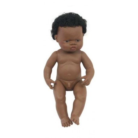 MUÑECO 38 CMS AFRICANO NIÑO