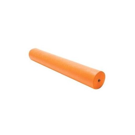 TEJIDO MANUALIDADES 80 CMS X 25 M NARANJA