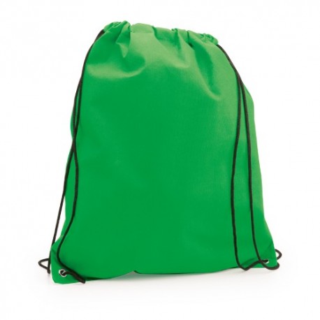 MOCHILA CON CUERDA VERDE