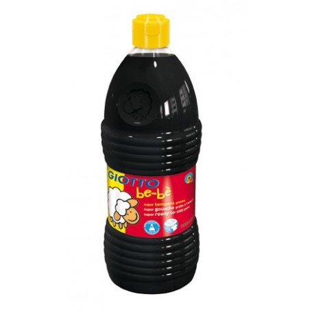 TEMPERA LIQUIDA GIOTTO BE-BE 1000 ML NEGRA