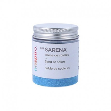 ARENILLA DE COLORES 110 GR. AZUL TURQUESA