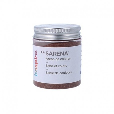 ARENILLA DE COLORES 110 GR. MARRON