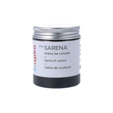 ARENILLA DE COLORES 110 GR. NEGRA