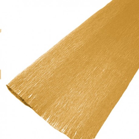 PAPEL CRESPON METALIZADO 50X250 ORO