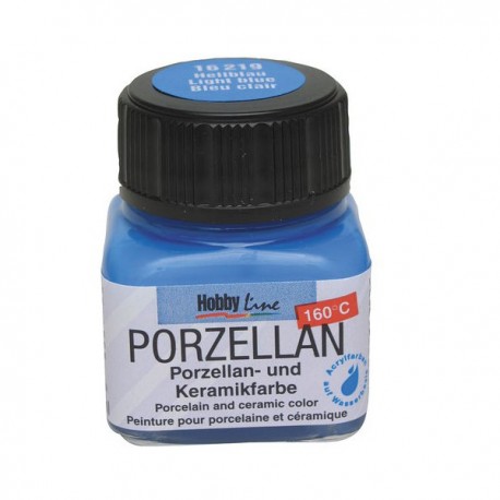 (L) PINTURA CERAMICA HOBBY LINE 20 ML AZUL CLARO