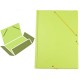 CARPETA DE GOMAS Y SOLAPAS FOLIO PVC PISTACHO