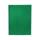 CARPETA GOFRADO FOLIO CON SOLAPAS VERDE