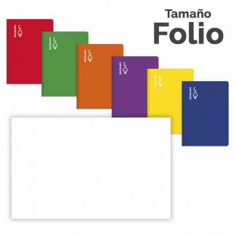 LIBRETA FOLIO ESCOLOFI 50H LISO