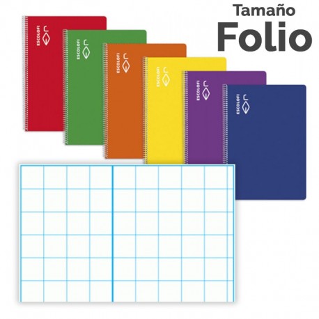 CUADERNO FOLIO ESCOLOFI 50H CUADRÍCULA 6X6