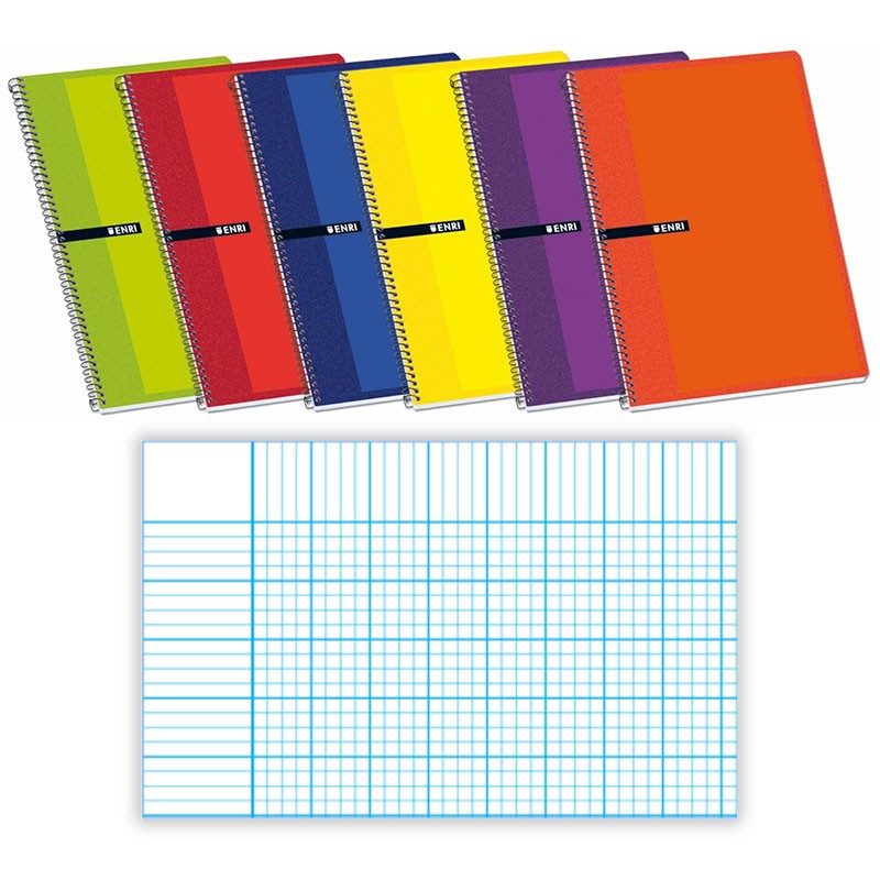 cuaderno enri folio 80 h milimetrado milimetrado