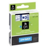 (L) CINTA DYMO D1 12MM X 7M AZUL/BLANCO 45014