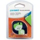 CINTA DYMO LETRATAG 12MM PAPEL NEGRO/BLANCO 91200