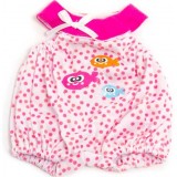 (L) PIJAMA CALOR PUNTOS ROSA PARA MUÑECOS 32 CM