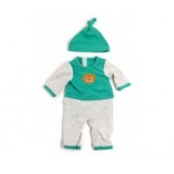 PIJAMA FRIO VERDE RAYAS PARA MUÑECOS DE 38-40 CM