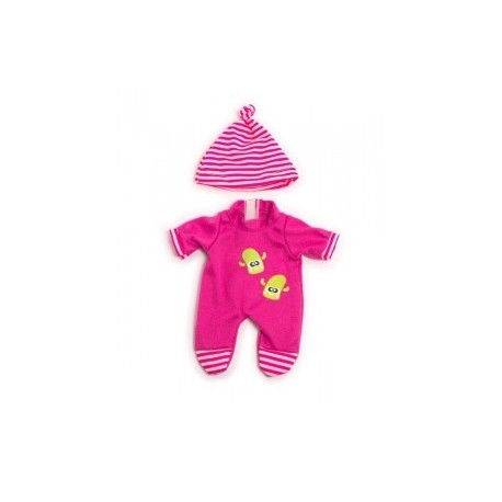 (L) PIJAMA FRIO ROSA PARA MUÑECOS DE 21 CM