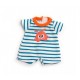 PIJAMA CALOR RAYAS PARA MUÑECOS DE 21 CM