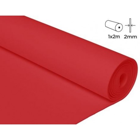 ROLLO DE GOMA EVA 100X200 CMS ROJO