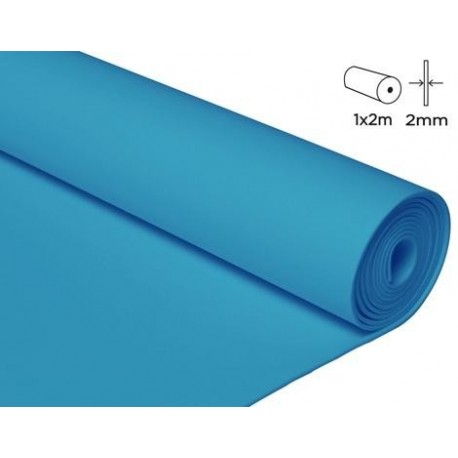 Goma Eva / EVA / Fommy 50 x 100 cm - Azul Eléctrico por metros