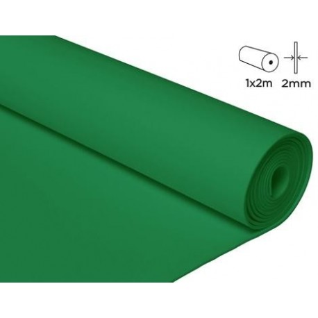 ROLLO DE GOMA EVA 100X200 CMS VERDE