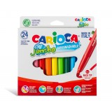 ROTULADOR CARIOCA JUMBO 24 COLORES SURTIDOS