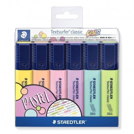 MARCADOR STAEDTLER C/ 6 COLORES PASTEL VINTAGE