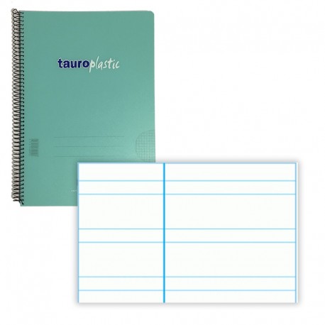 CUADERNO FOLIO POLIP 80H 90G PAUTA 3,5 TURQUES