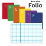 CUADERNO FOLIO ESCOLOFI 50H CUAD. PAUTADA 3MM