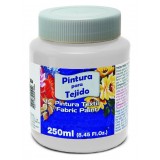 PINTURA TEXTIL ESCOLAR 250 ML BLANCA