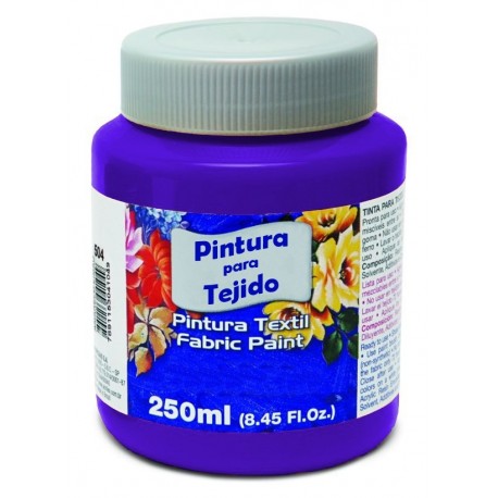 PINTURA TEXTIL ESCOLAR 250 ML VIOLETA